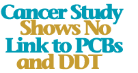 No Link to PCBs and DDT