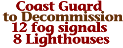 Coast Guard to decommission lighthouses