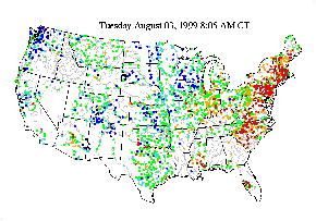 areas of extreme drought