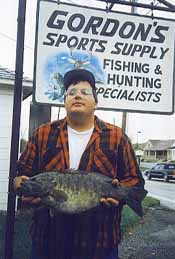 8lb 8oz smallmouth bass caught out of french creek state park berks co pa