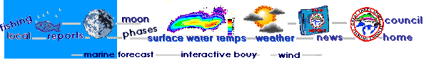 image map to surface temperature maps- weather- fishing reports-sn and moon